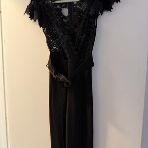 Elegant Black Lace Jumpsuit